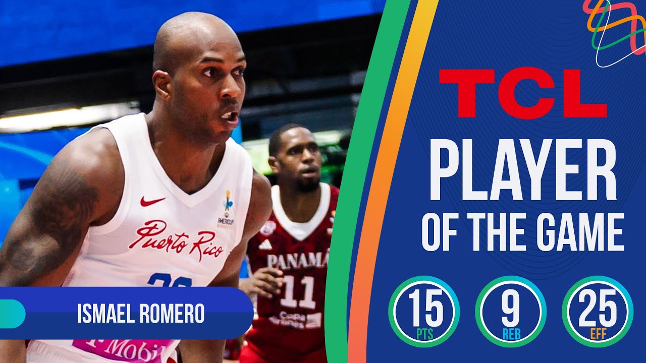Ismael Romero (15 PTS) muscles his way through solid night as PUR 🇵🇷 beat PAN at #AmeriCup 2025!
