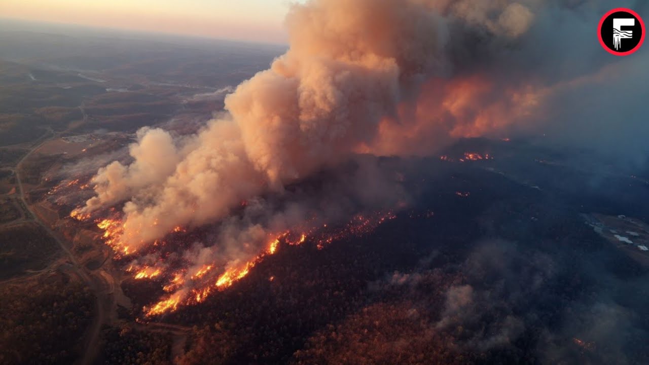 Chaos in Oklahoma & Kansas! Severe Wildfires Burnt down Homes & 155000+ Acres, Thousands Evacuated!