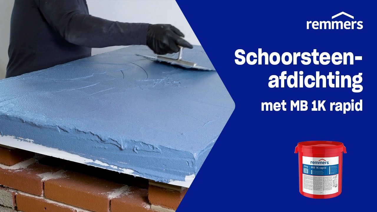 Detailafdichtingen met MB 1K rapid - schoorsteenafdichting