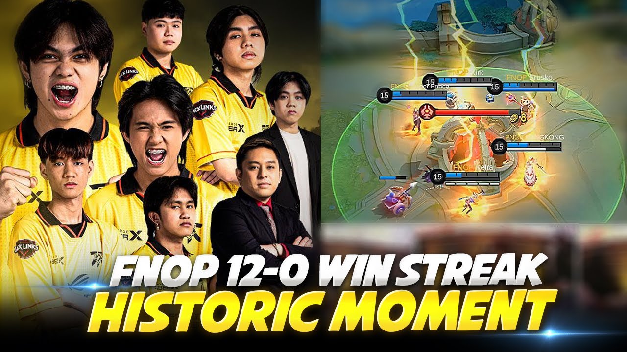 HISTORIC Moment for FNATIC Onic PH! 12-0  Winning Streak RECORD, LONGEST Win Streak in MPL PH