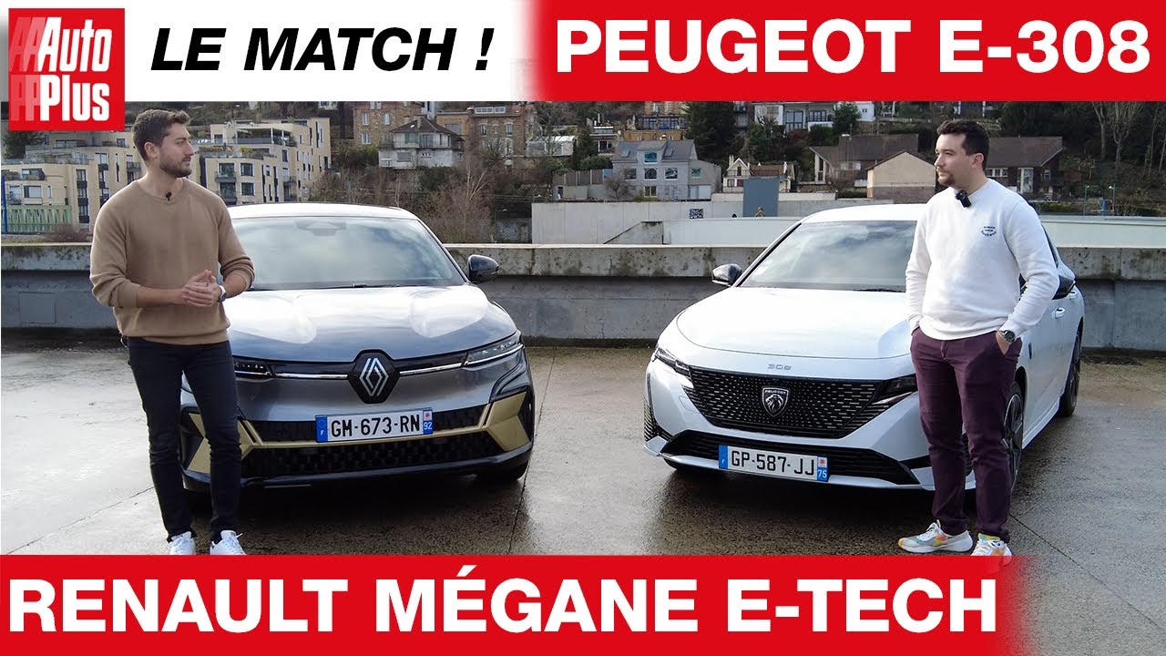 Renault Mégane E-Tech VS Peugeot e-308 : le losange toujours devant ? - LE MATCH !