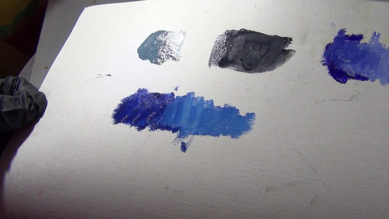 Which blue oil paint is the best for painting sky? Part 1