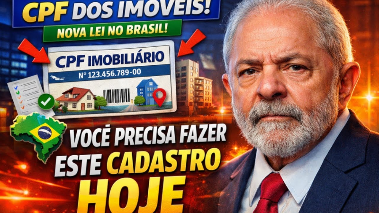 NOVA LEI cria CPF dos imóveis entenda como será o novo cadastro imobiliário brasileiro