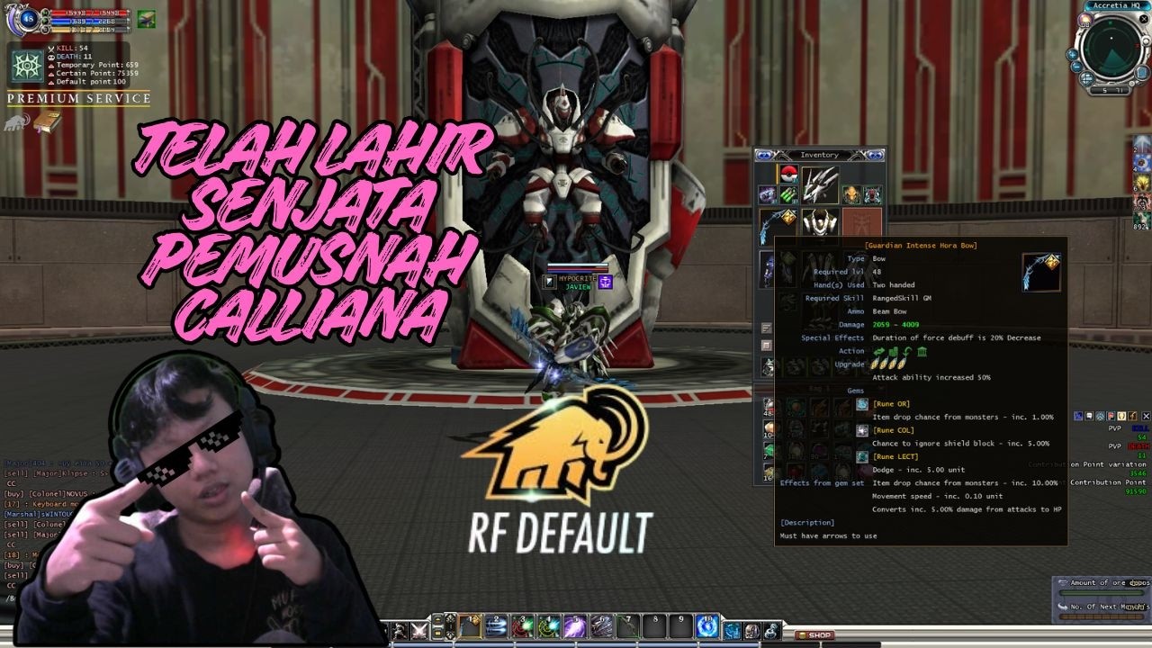 RF DEFFAULT -  MENERIMA THR VIA CP DAN CC