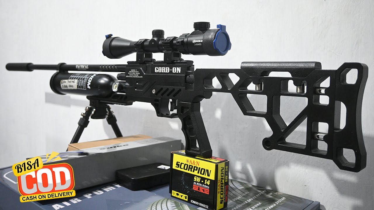 Harga senapan angin PCP BOCAP PREDATOR 500CC FULL METAL & FULL CNC lengkap dengan tele (GORD ON)