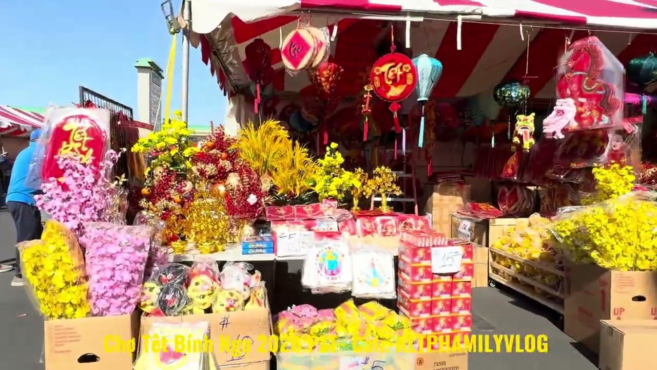 Chợ Hoa Tết Phước Lộc Thọ BÍNH NGỌ 2026 🧧 TẾT Flowers Market 