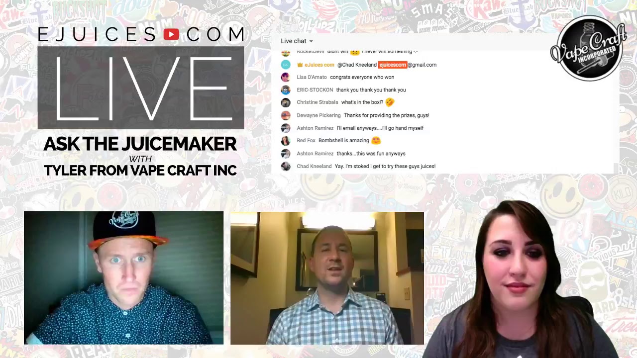 ASK THE JUICEMAKER - with Tyler and Ben from Vape Craft Inc