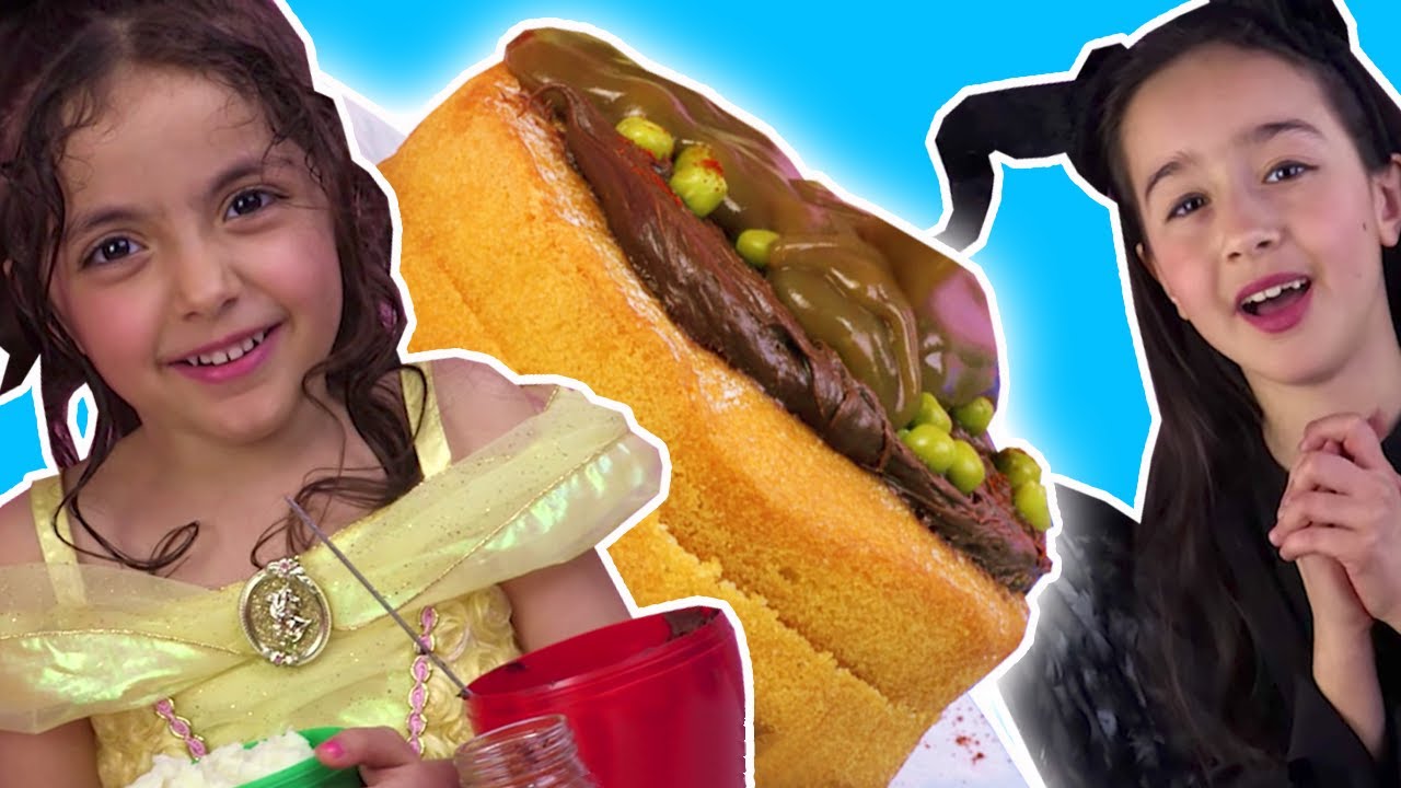 Belle Vs Malficent Chocolate Cake CHALLENGE Диснеевские принцессы в реальной жизни Удивительные яйца