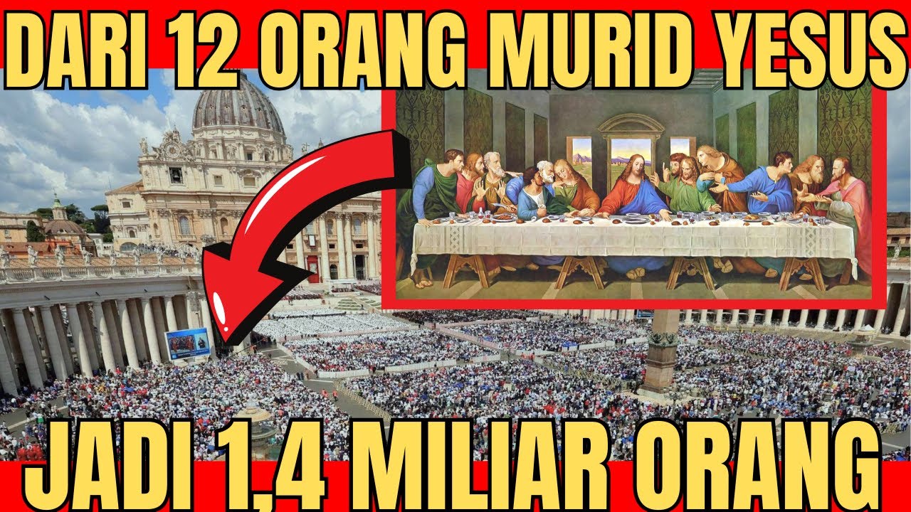 Bagaimana KATOLIK bisa MENDOMINASI DUNIA? Agama dengan JUMLAH UMAT TERBANYAK di SELURUH DUNIA!
