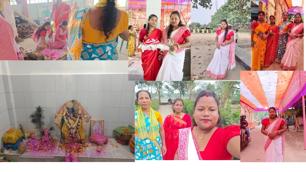 Happy Holi 🙂 আজকে সারাদিন নামকীর্তন হলো, রাতে রাধাকৃষ্ণ নীলা। সাথে সবার জন্য প্রসাদ অন্ন করা হয়েছে।