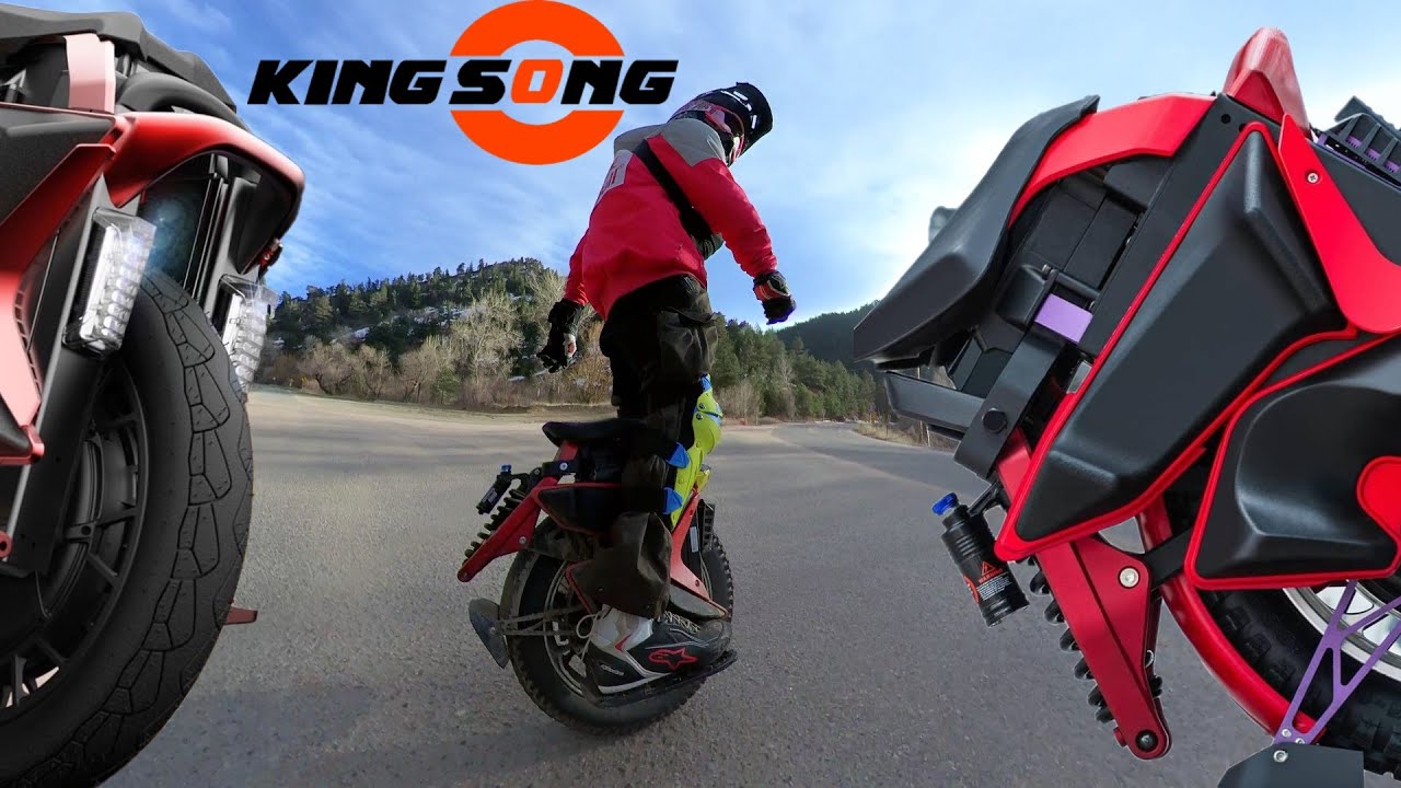 INSANE HALF E-BIKE (KINGSONG S22 EAGLE) OFF-ROAD eXTREME ELECTRIC UNICYLE *NOT AVERAGE e-SCOOTER*