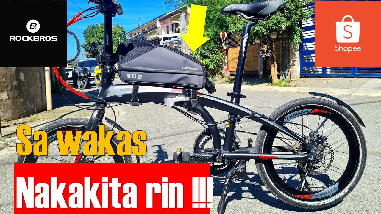 ROCKBROS FRAME BAG  [FRAME BAG para sa FOLDING BIKE] !!!
