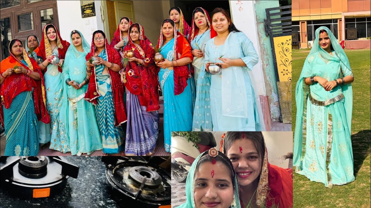 पता नहीं किस की नज़र लग गयी 😒|| आप सब की डिमांड पे vlog || गणगौर पूजा @nikitashekhawat126 #dailyvlog