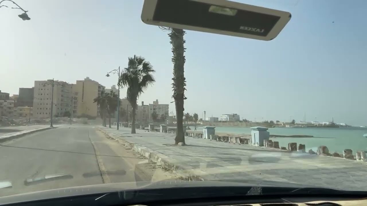 جوله على كورنيش مطروح من تقسيم الشرطه لحد البوسيت