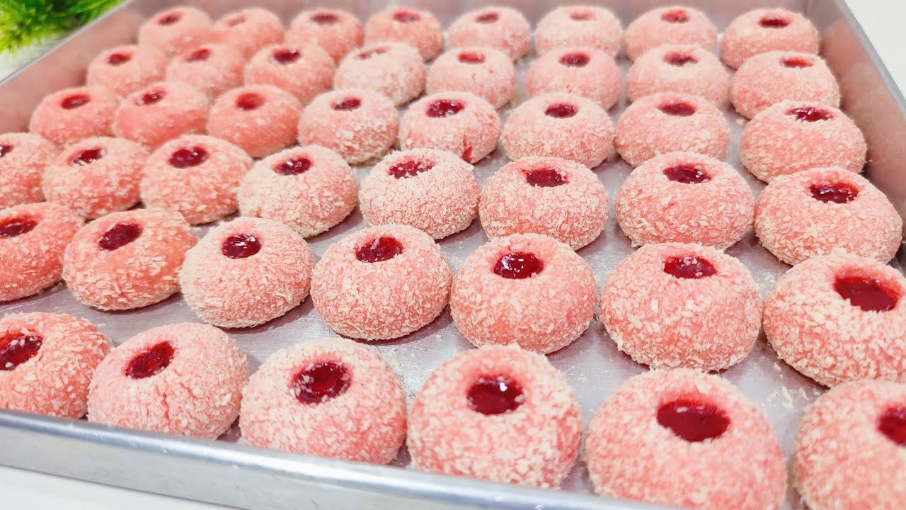 RESEP KUE KERING MUDAH, Thumbprint Coconut Cookies