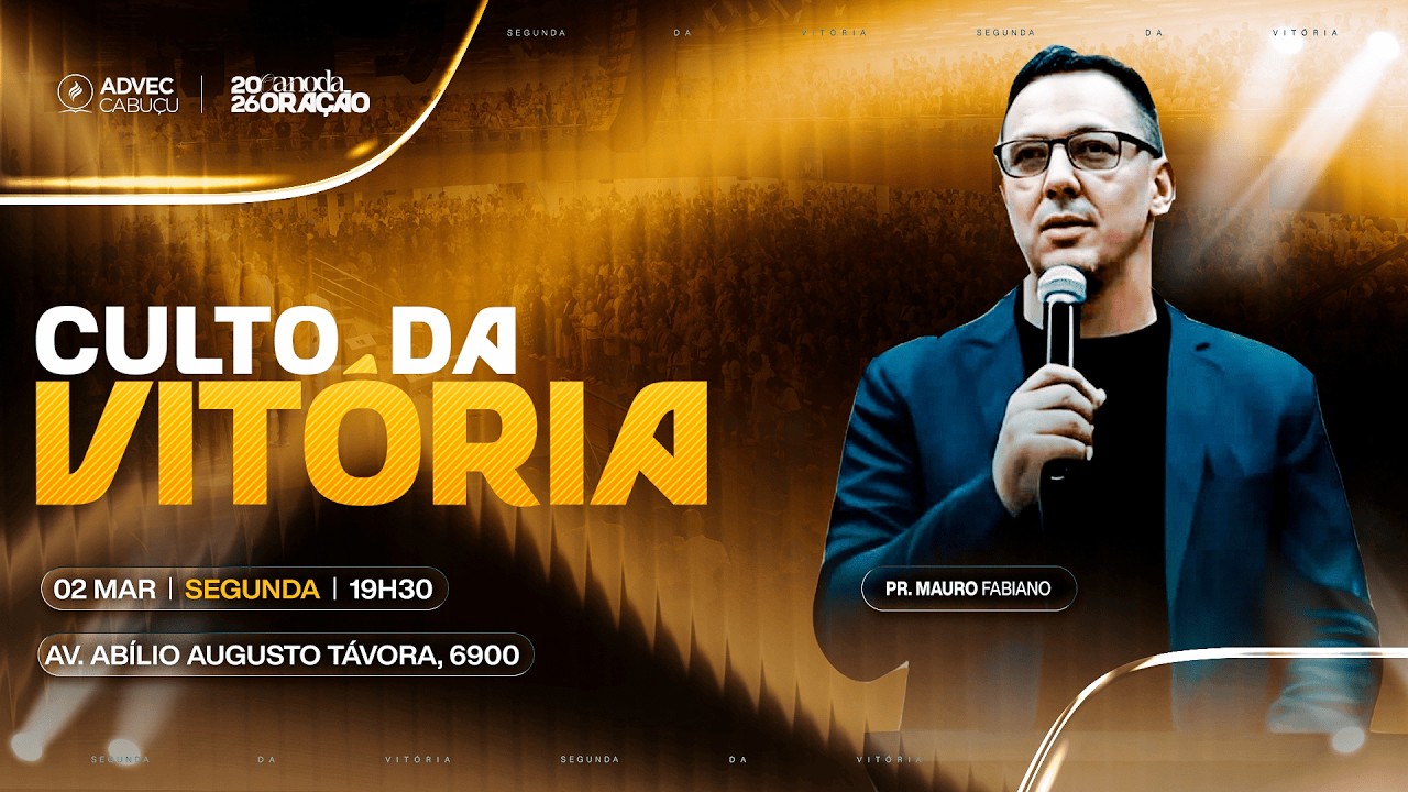 CULTO DA VITÓRIA | PR. MAURO FABIANO | 02/03/26