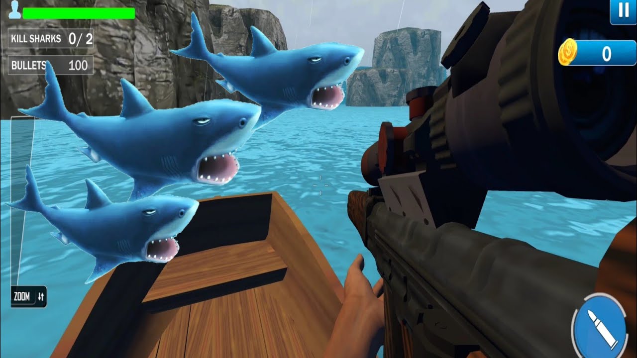 Shark Sniper Gun Hunting Game Android Gameplay