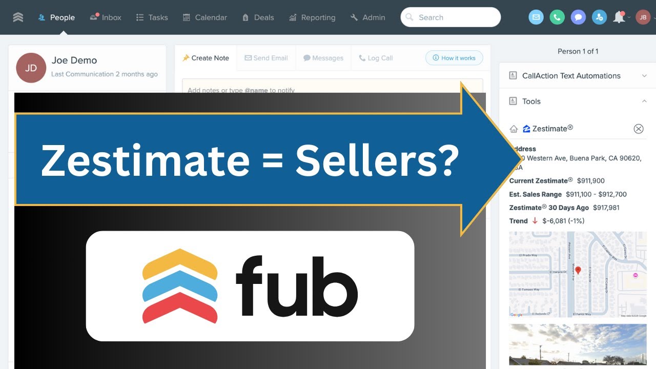 How to Generate Seller Leads From Your Follow Up Boss Database (Using Home Value & Zestimate®)