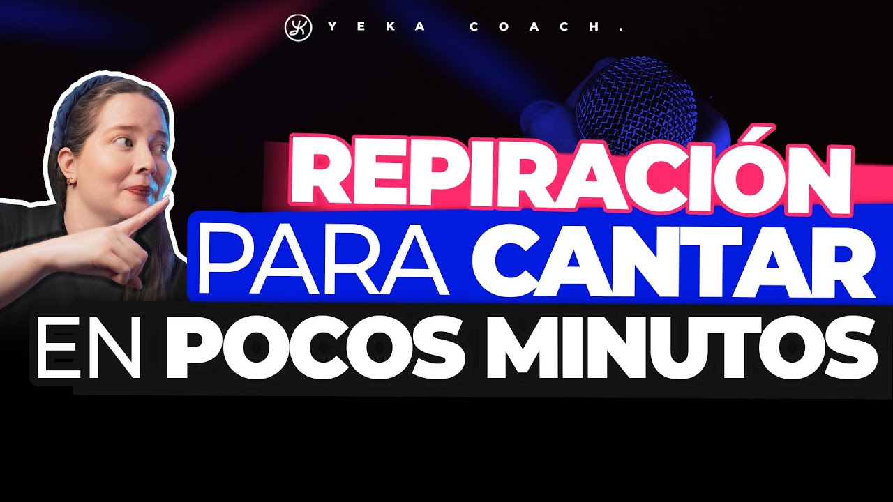 5 MINUTOS PARA TRABAJAR RESPIRACIÓN | PREPARA TU VOZ ANTES DE CANTAR | YEKA COACH