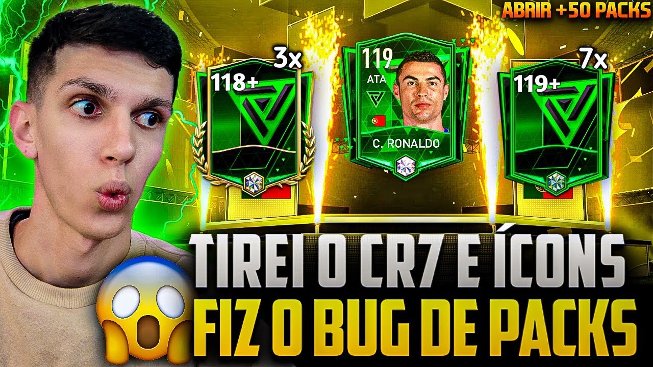 VEIO CR7 119 E MUITOS 117+🔥 FIZ O BUG E COMPLETEI TODAS AS TROCAS NO PACK OPEN😱 FIFA MOBILE 23