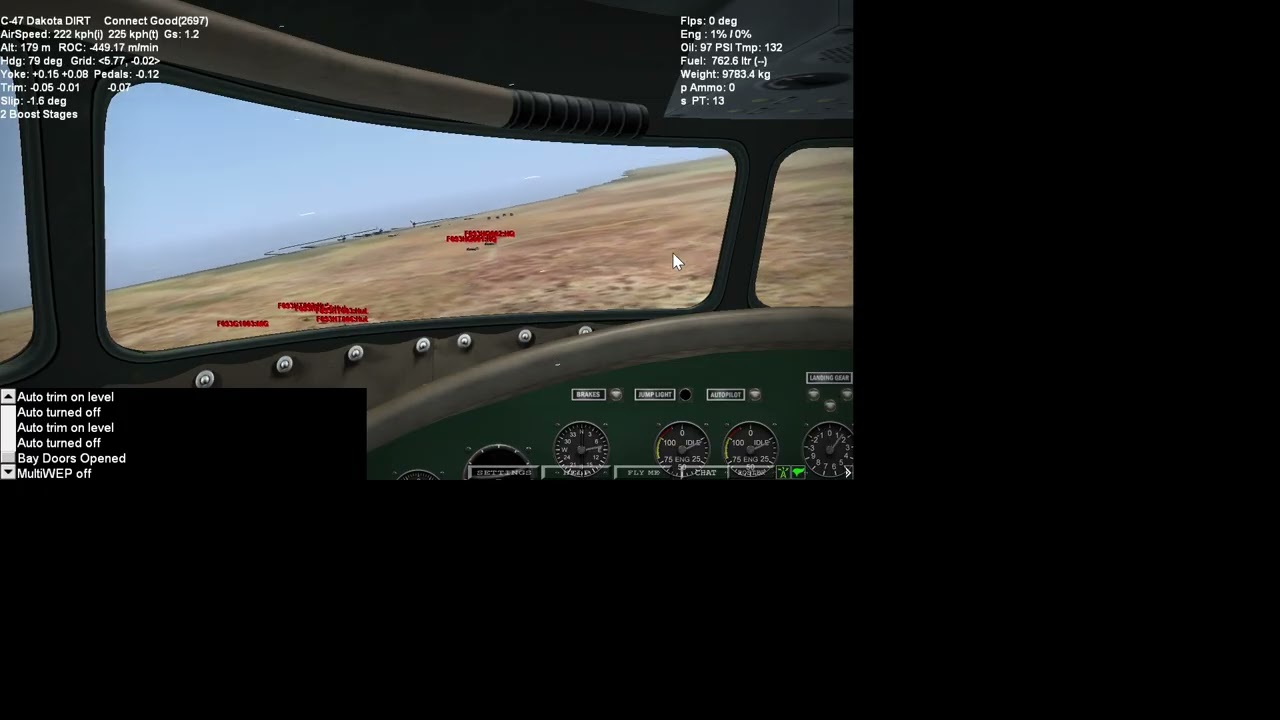 WarBirds - Capturing F093 Tunisia Map - 3rd Sortie in C-47. Capture. WarBirds 2018 2025 03 16