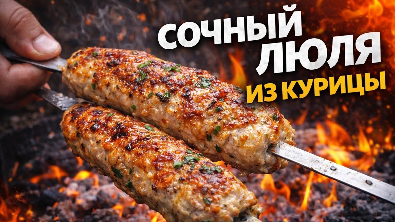 Вот ТАК нужно готовить ЛЮЛЯ-КЕБАБ ИЗ КУРИЦЫ — сочнее шашлыка!