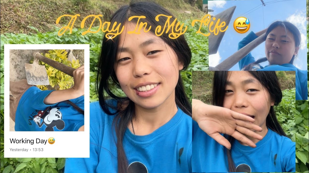 A Day in a village life🥹😅