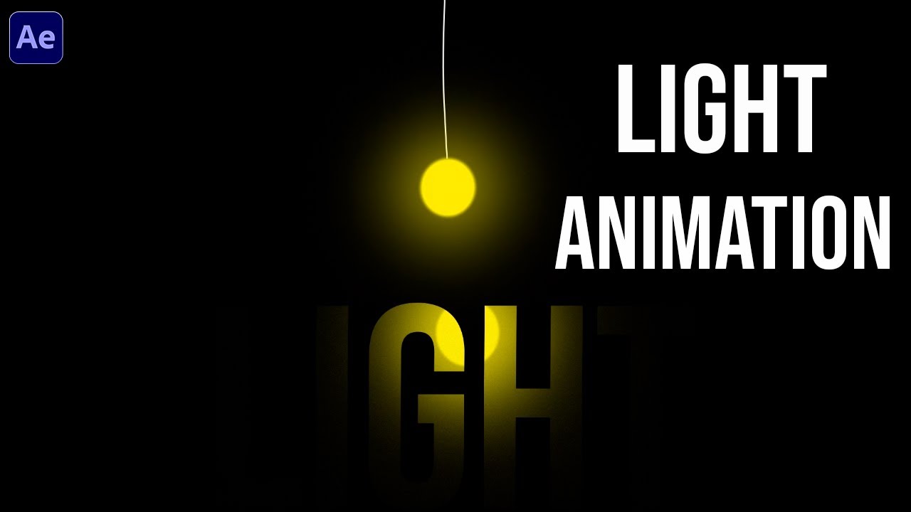 Realistic Light Animation in After Effects | Pendulum Light Effect Tutorial |After effects #viral