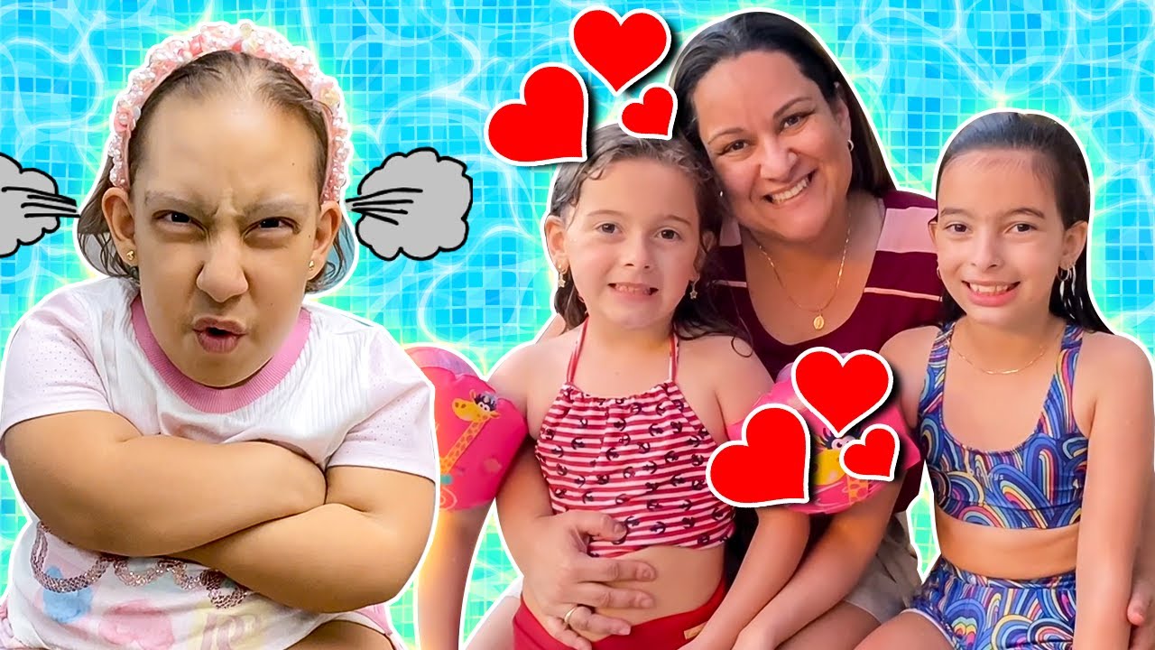 Maria Clara e História Engraçada de Ciúme de Duas Novas Irmãs - MC Divertida