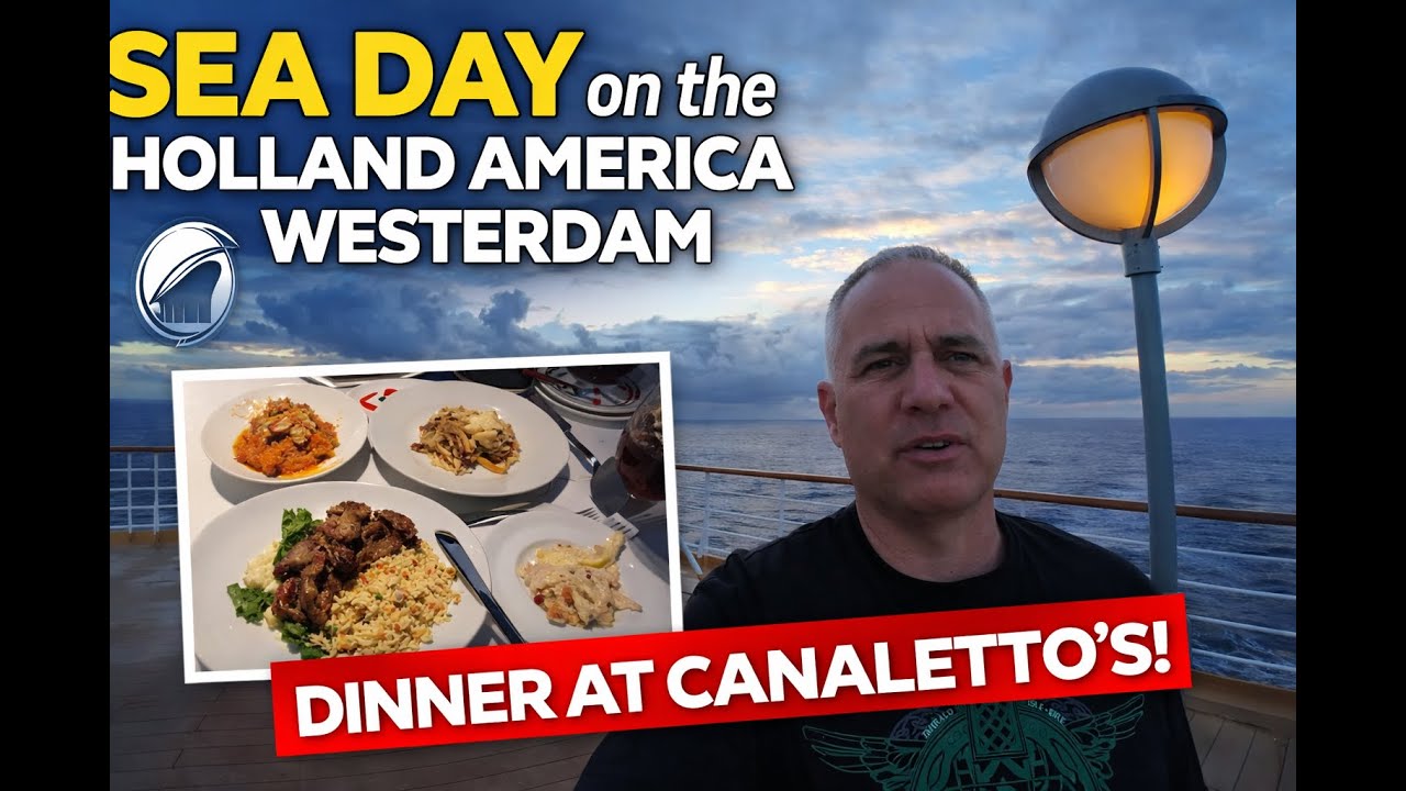 Ресторан Canaletto’s на борту Holland America Westerdam/Это лучший итальянский ресторан на море?