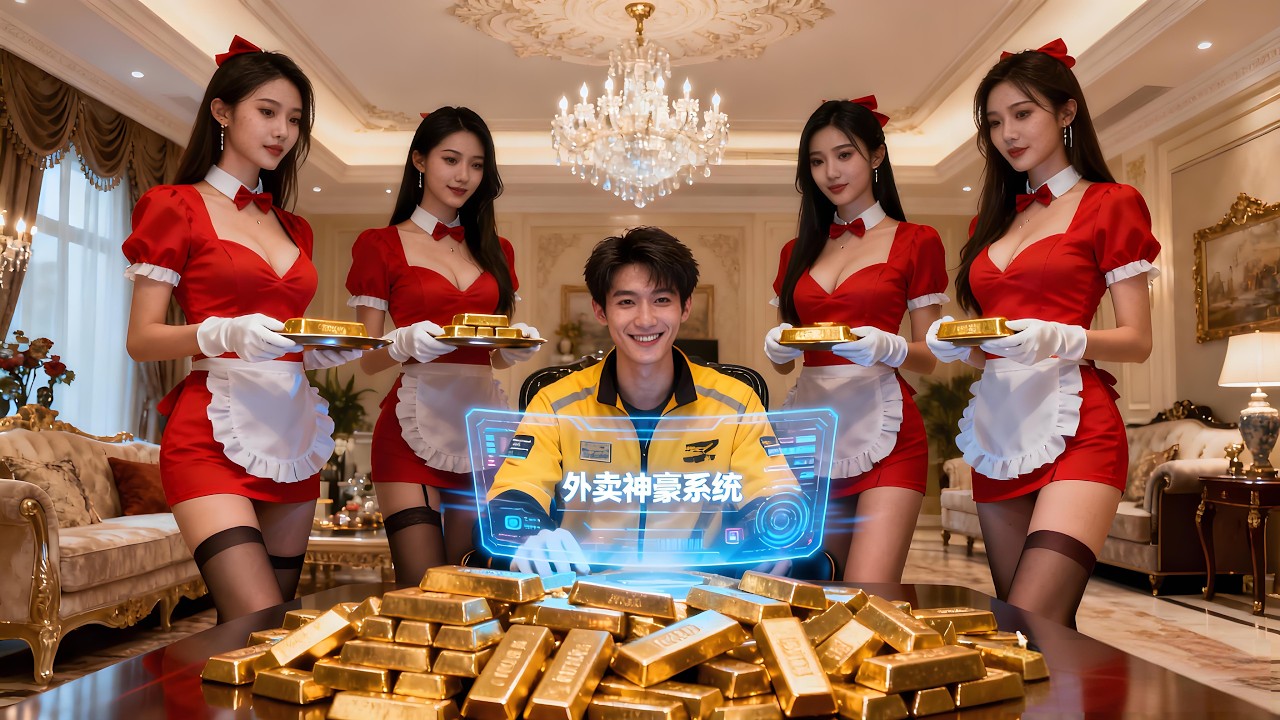 【完結】🔥幫女神通下水道後喜提金條？外賣員通過外賣神豪系統向人生巔峰。