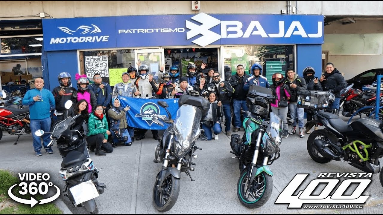 Video 360° Rodada por invitación de Bajaj al Parque Los Dinamos 🌲🏍️ parte 2