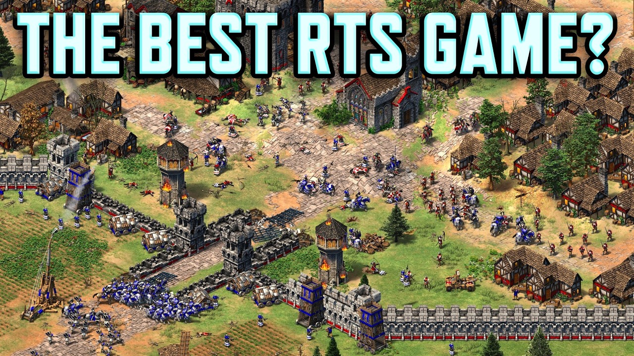 MASSIVE RTS BATTLES - Age of Empries 2 - Day 9 practice