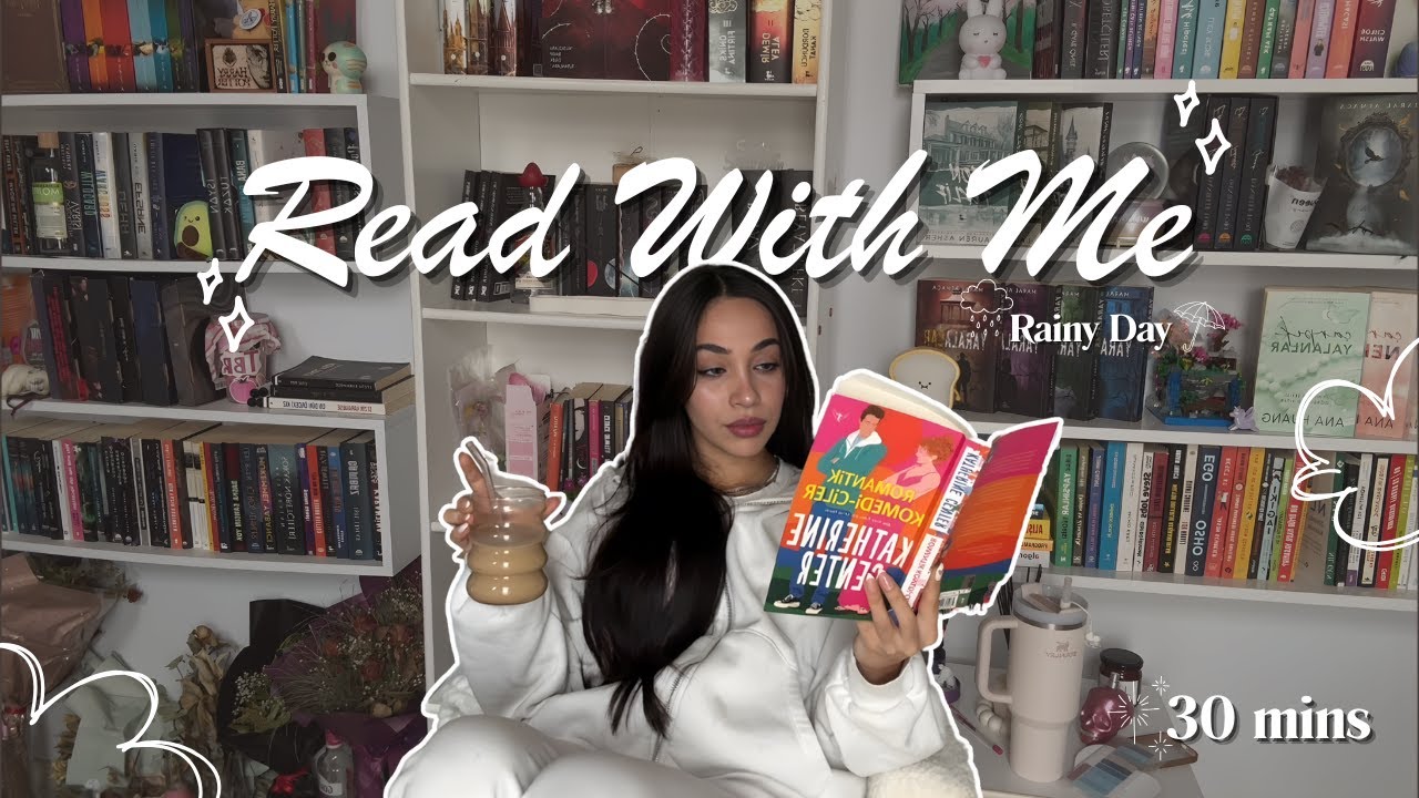 READ WITH ME ♡ 30 minutes countdown + Rainy day