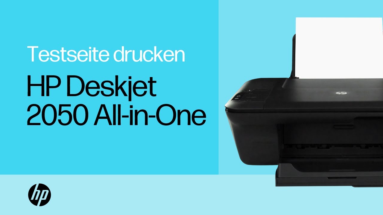 Drucken einer Testseite -- HP Deskjet 2050 All-in-One Drucker