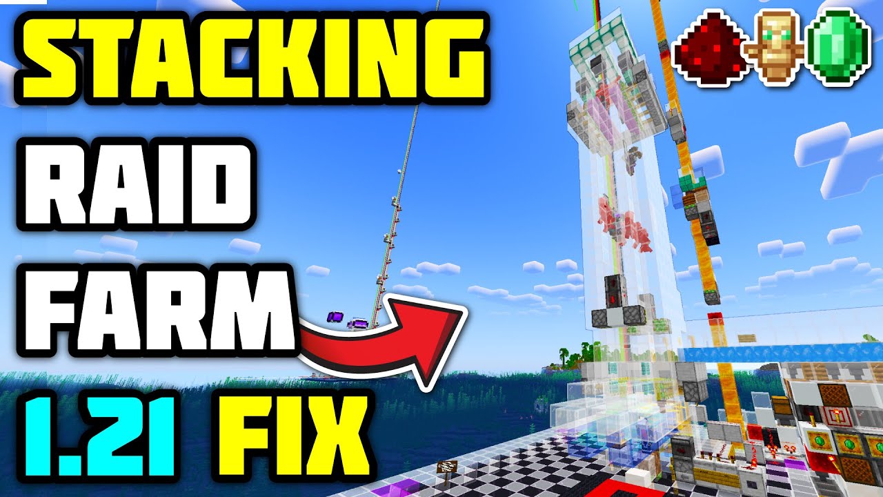 Minecraft Raid Farm 1.21 FIX - (Repeating Raid Design)