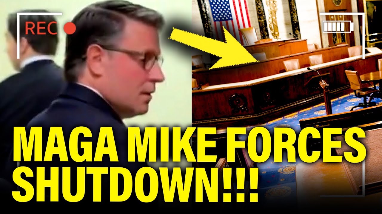 🚨MAGA Mike EMPTIES HOUSE and FORCE SHUTDOWN!!