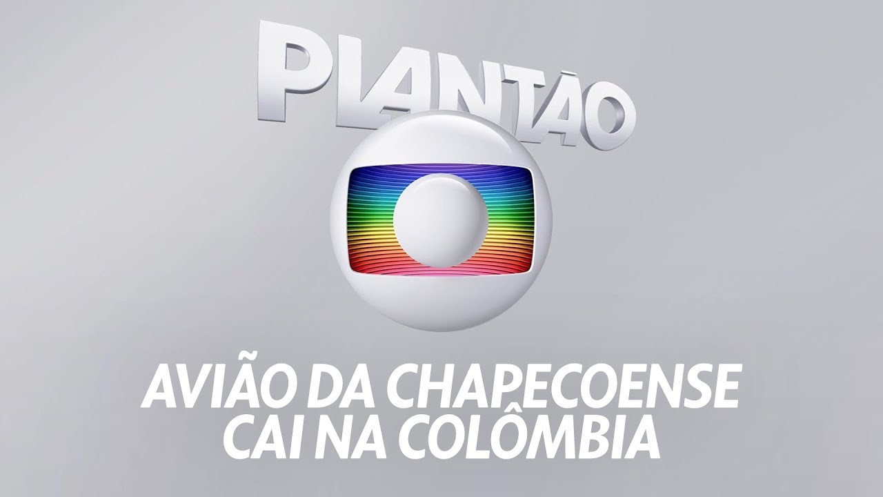 PLANT&Atilde;O GLOBO: ACIDENTE COM AVI&Atilde;O DA CHAPECOENSE (29/11/2016)