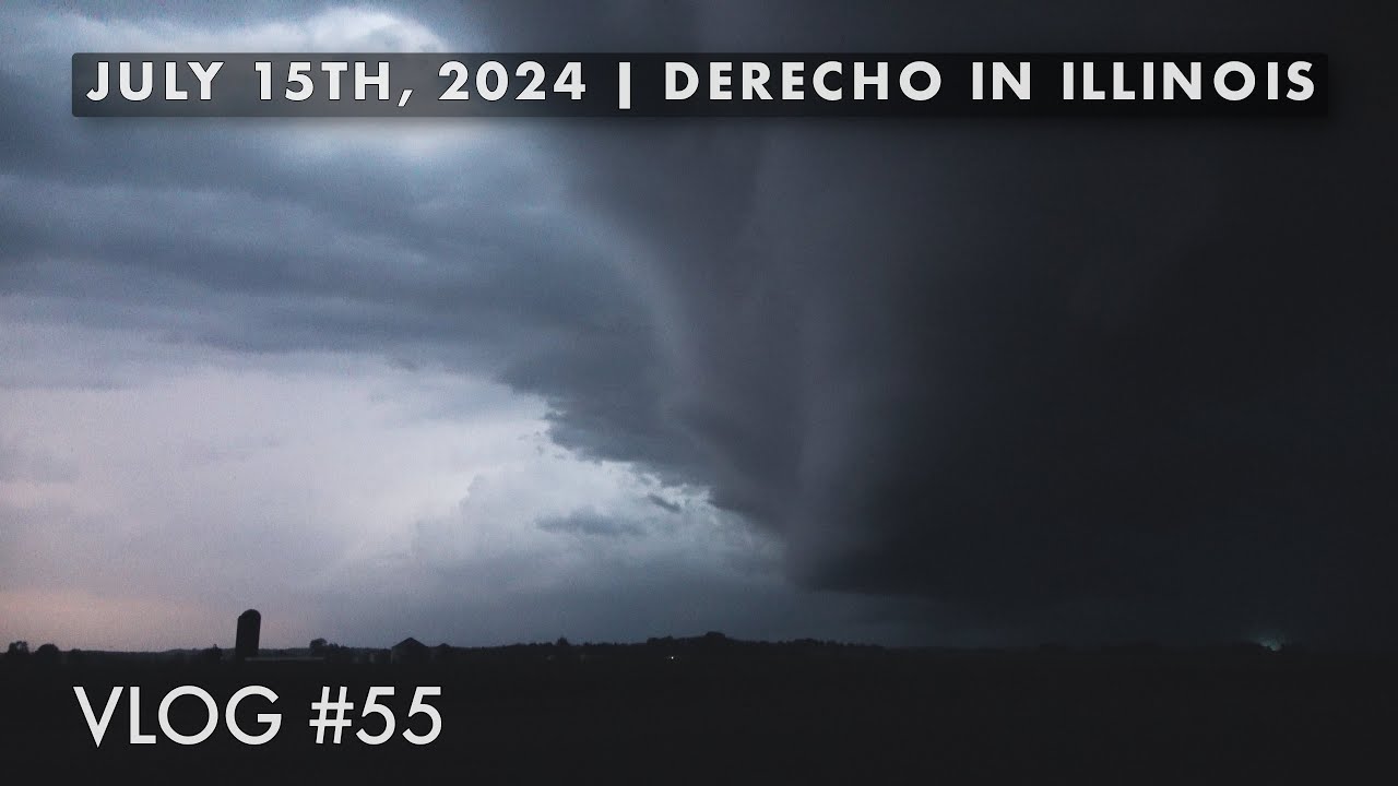 Chasing a Destructive Derecho Across Illinois | July 15th, 2024