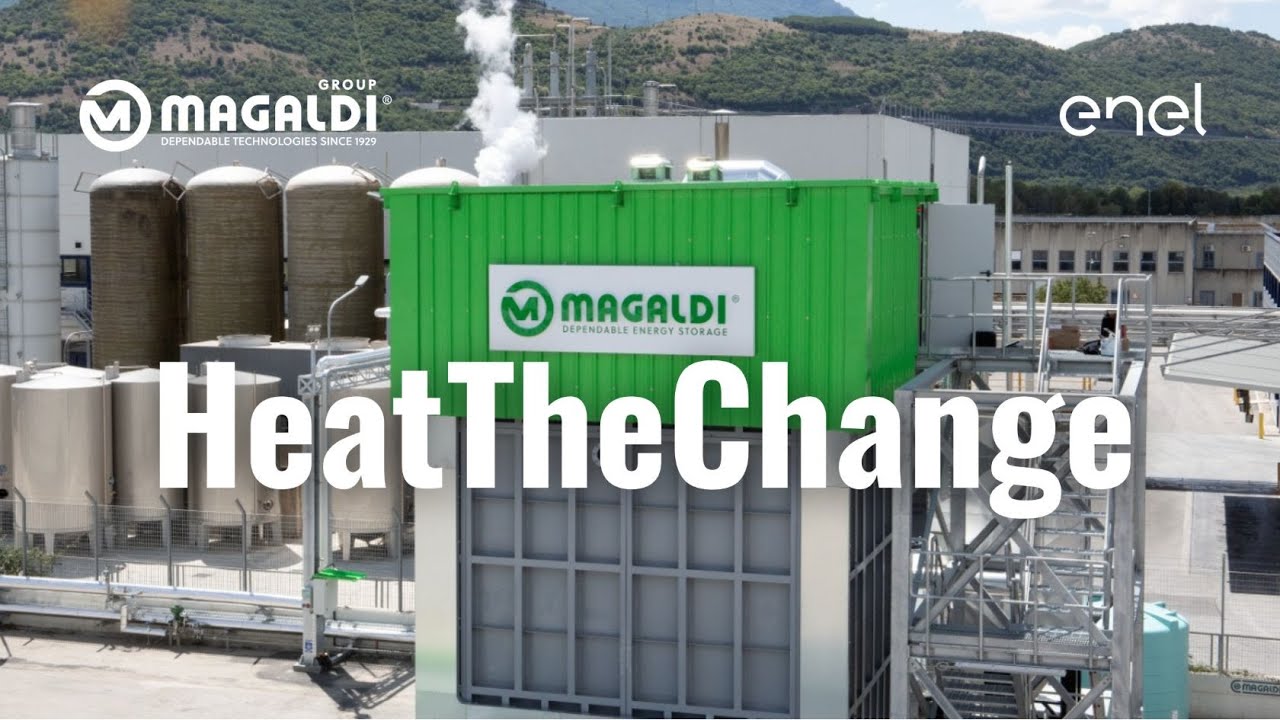Heat The Change - Launch of Magaldi’s First Thermal Energy Storage Plant Powered by Renewable Energy