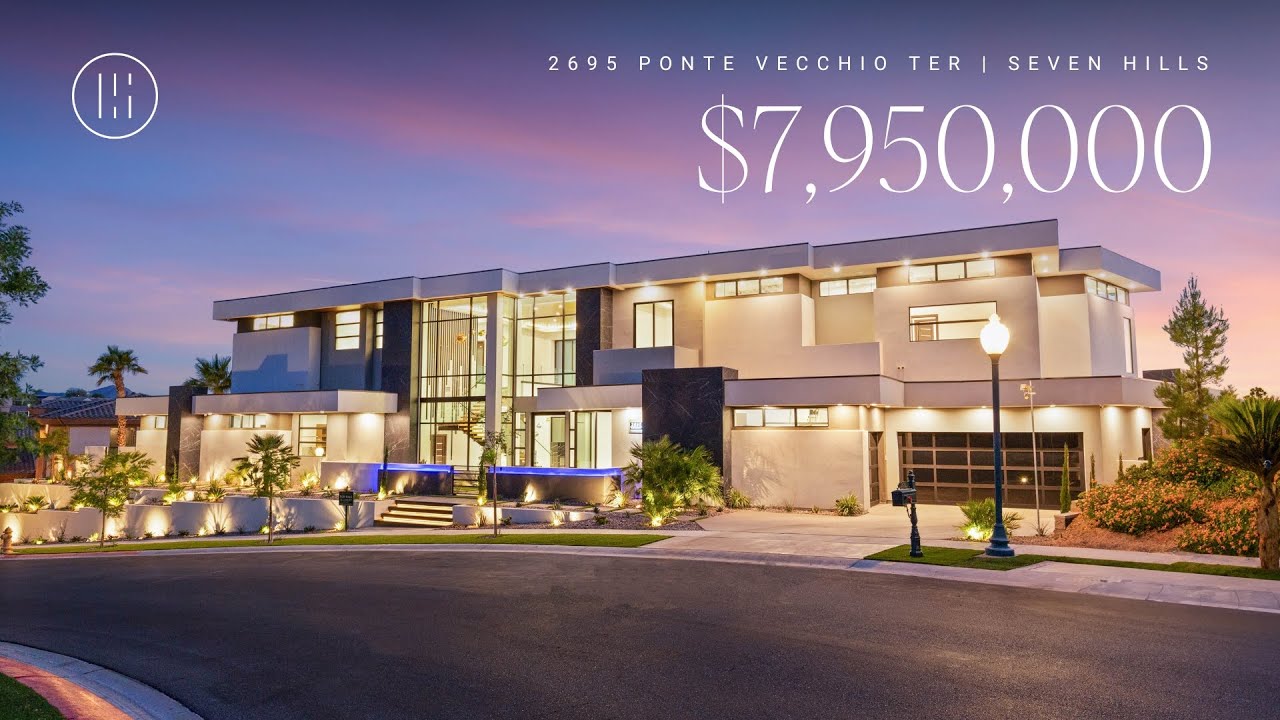 Inside a $7,950,000 Modern Masterpiece in Seven Hills, Las Vegas | Tour with JD Diaz