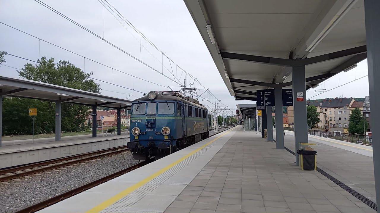 Pociągi na nowej stacji  Kłodzko Miasto część 2/2  / Trains Kłodzko Miasto part 2/2