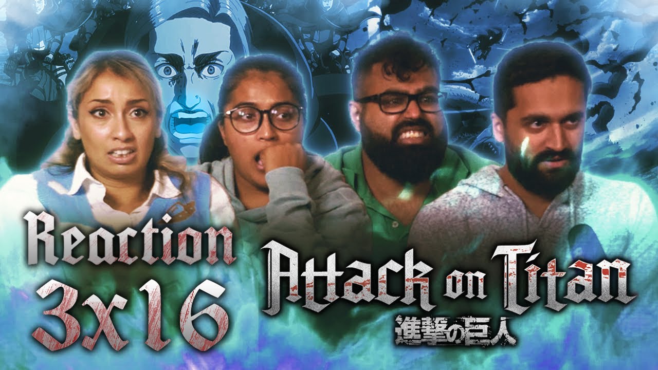Attack on Titan Dub - 3x16 Perfect Game - Group Reaction