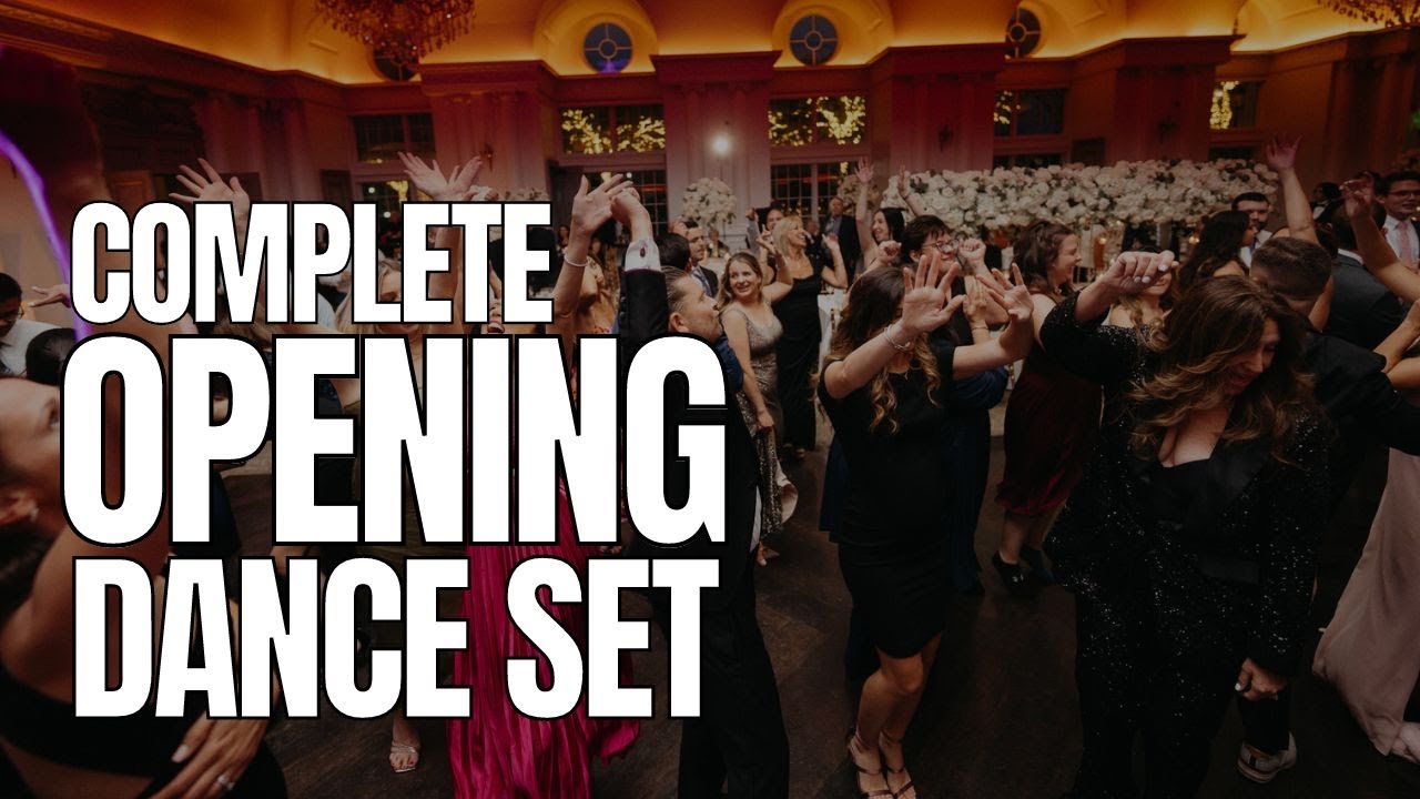 Super Fun Complete Opening Dance Set at a Wedding