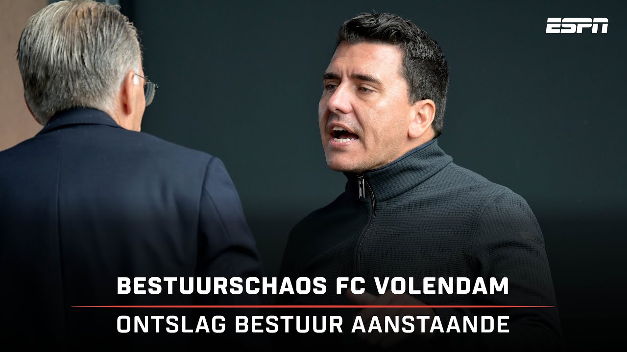“Het ziet er voor JONK EN DE REST heel beroerd uit🤔” | Bestuurschaos bij FC Volendam