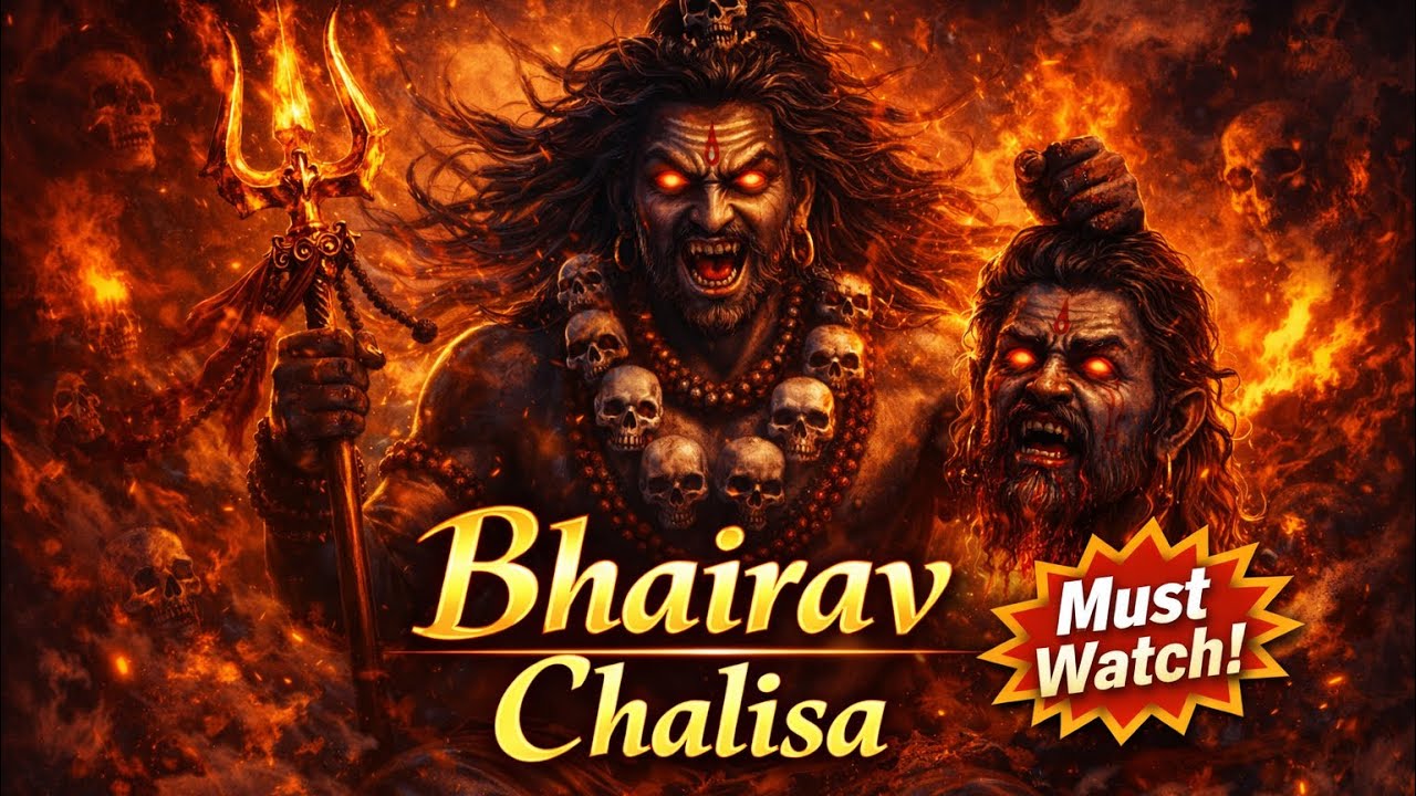 Listen Bhairav Chalisa | Remove Fear & Negativity Instantly | Powerful Bhairav Devotion
