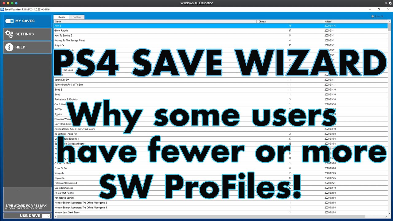 PS4 Save Wizard Tutorial - Why Do Some Users Have Fewer or More Profiles!💥