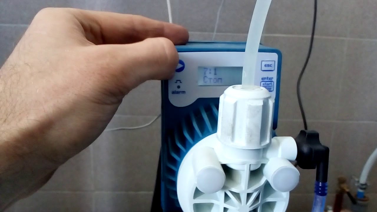 Настройка дозации гипохлорита. Настройка seko compact dpt 200