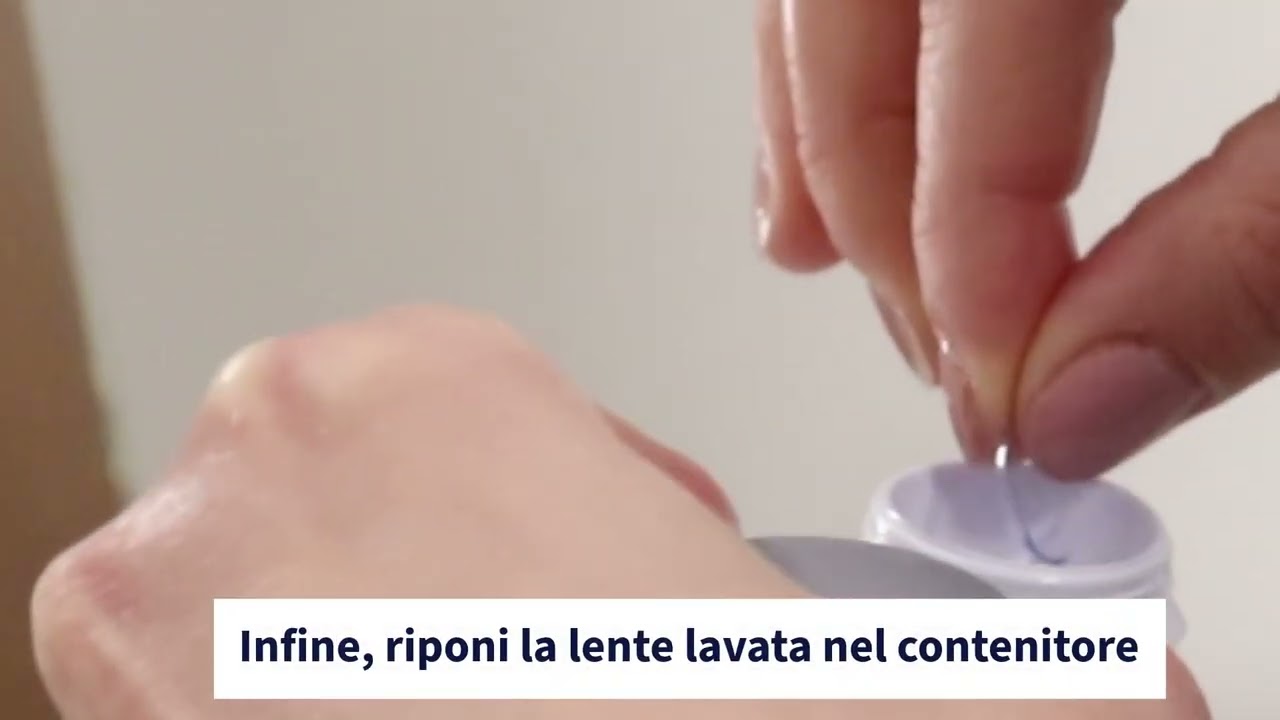 Come pulire le lenti a contatto?
