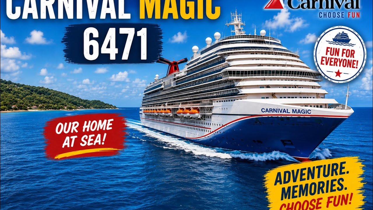 Carnival Magic Stateroom 6471 | Interior Cabin Tour | No Talking, Just 